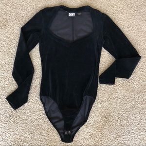 Donna Karan DKNY velvet bodysuit